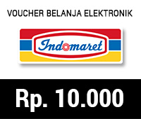 Voucher Belanja Elektronik Indomaret Rp. 10.000 Voucher Belanja Elektronik Indomaret Rp. 10.000