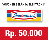 Voucher Belanja Elektronik Indomaret Rp. 50.000 Voucher Belanja Elektronik Indomaret Rp. 50.000