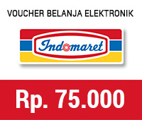 Voucher Belanja Elektronik Indomaret Rp. 75.000 Voucher Belanja Elektronik Indomaret Rp. 75.000
