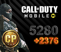 Call of Duty Mobile 5280+2376 CP