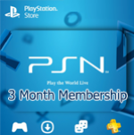 PSN 3 Month Membership