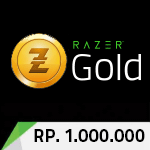Razer Gold PIN Rp. 1.000.000 Razer Gold PIN Rp. 1.000.000