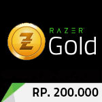 Razer Gold PIN Rp. 200.000 Razer Gold PIN Rp. 200.000