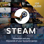 Steam Wallet IDR 60.000 Steam Wallet IDR 60.000
