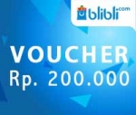 Voucher Blibli 200.000 Voucher Blibli 200.000