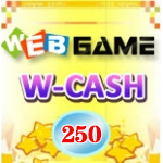 Voucher Webgame 250 W-Cash Voucher Webgame 250 W-Cash