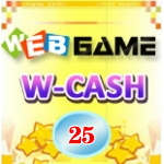 Voucher Webgame 25 W-Cash Voucher Webgame 25 W-Cash