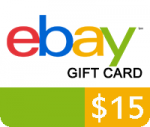 eBay Gift Card $15 eBay Gift Card $15