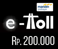 Topup E-toll Mandiri Rp. 200.000,-