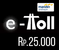 Topup E-toll Mandiri Rp. 25.000,-