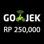 Topup Penumpang Gojek Rp. 250.000 Topup Penumpang Gojek Rp. 250.000