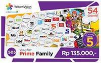 Voucher TelkomVision Prime Family