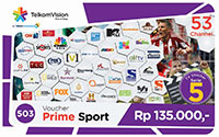 Voucher TelkomVision Prime Sport