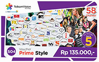 Voucher TelkomVision Prime Style