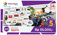 Voucher TelkomVision Spirit