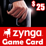 Zynga Game Card $25
